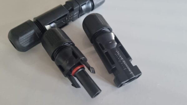 MC4 Male + Female PV Cable connectors (2 Pack) - Image 2